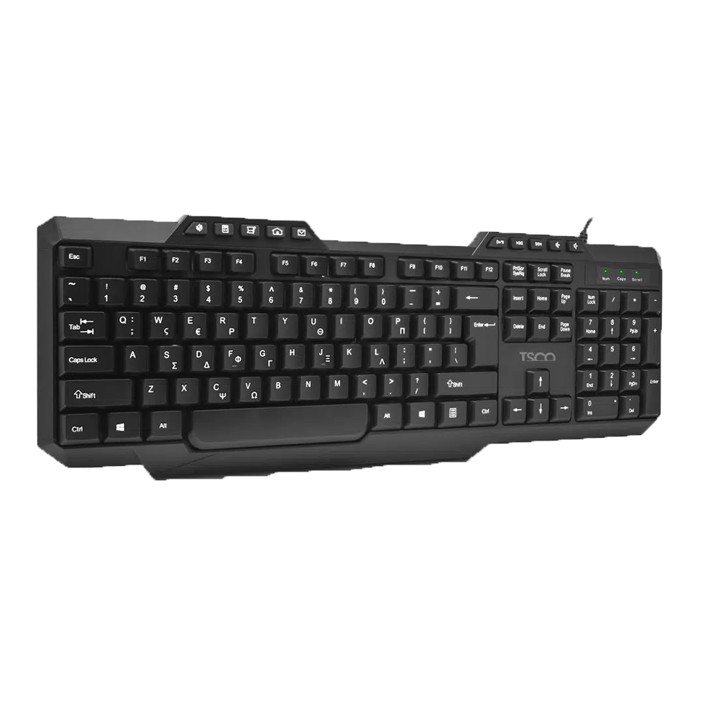کیبورد با سیم تسکو مدل TK 8019 - تصویر 2
