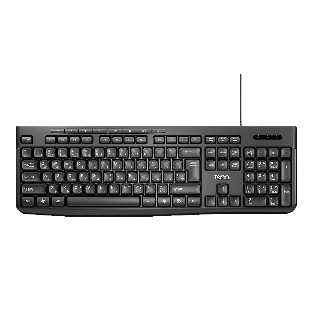 کیبورد با سیم تسکو مدل TK 8025