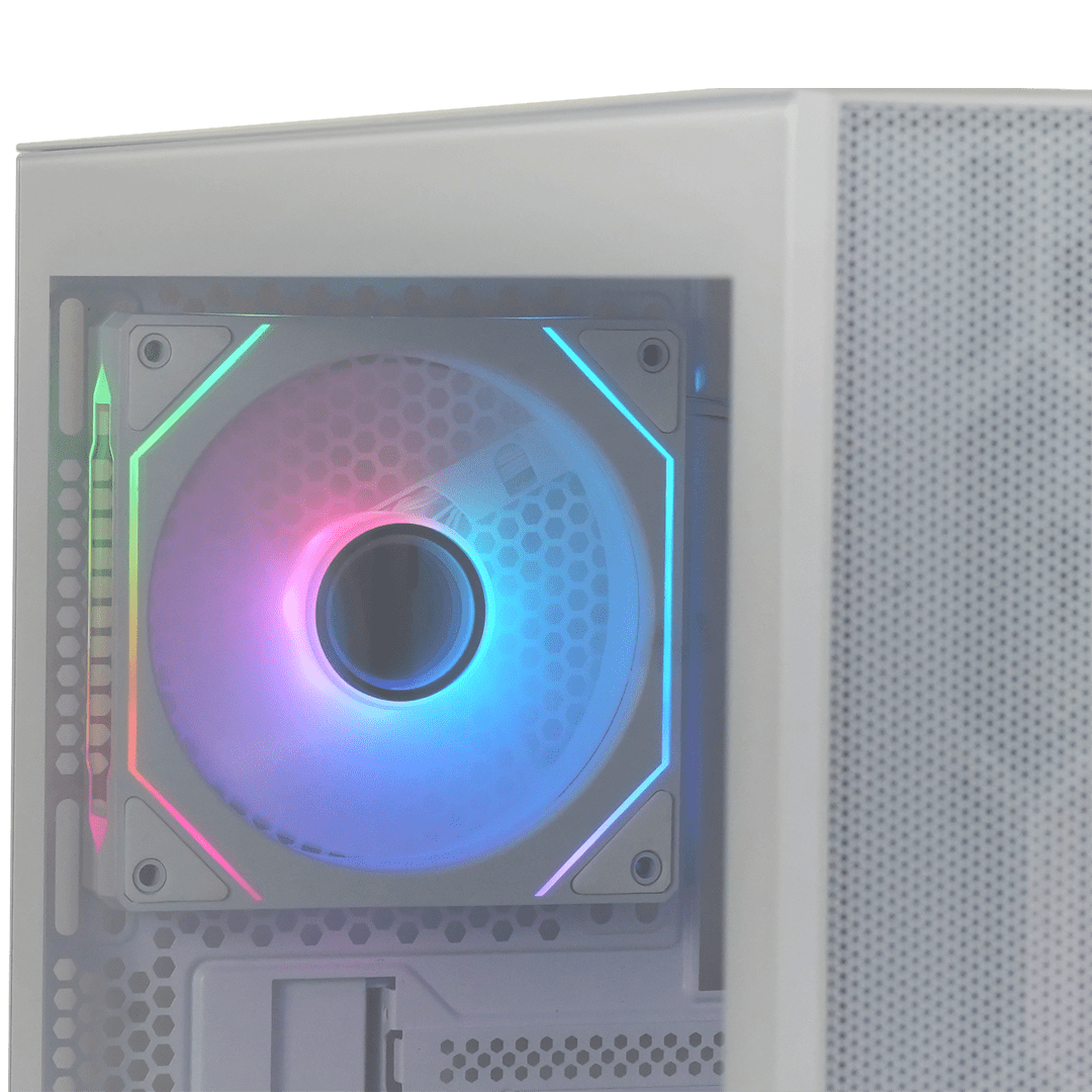 کیس گیمینگ تسکو مدل GC4508 Thunderwave White - تصویر 4