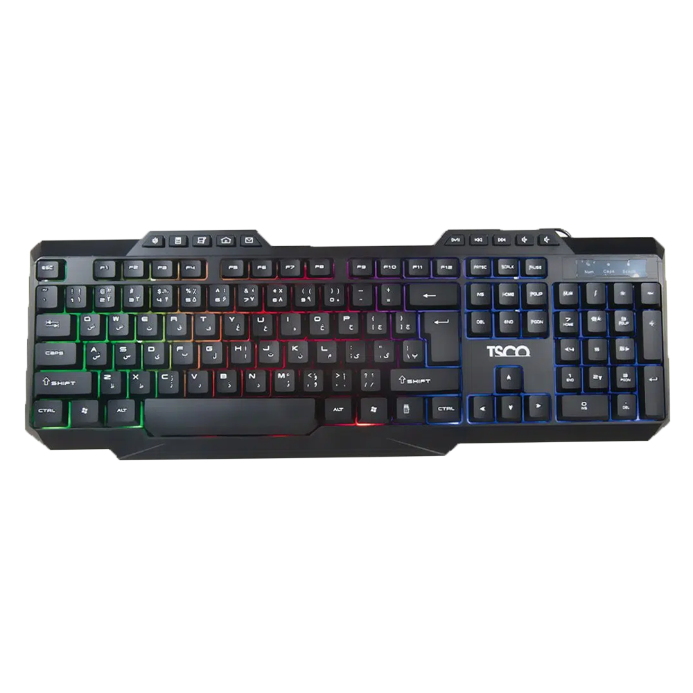 کیبورد با سیم تسکو مدل TK 8019