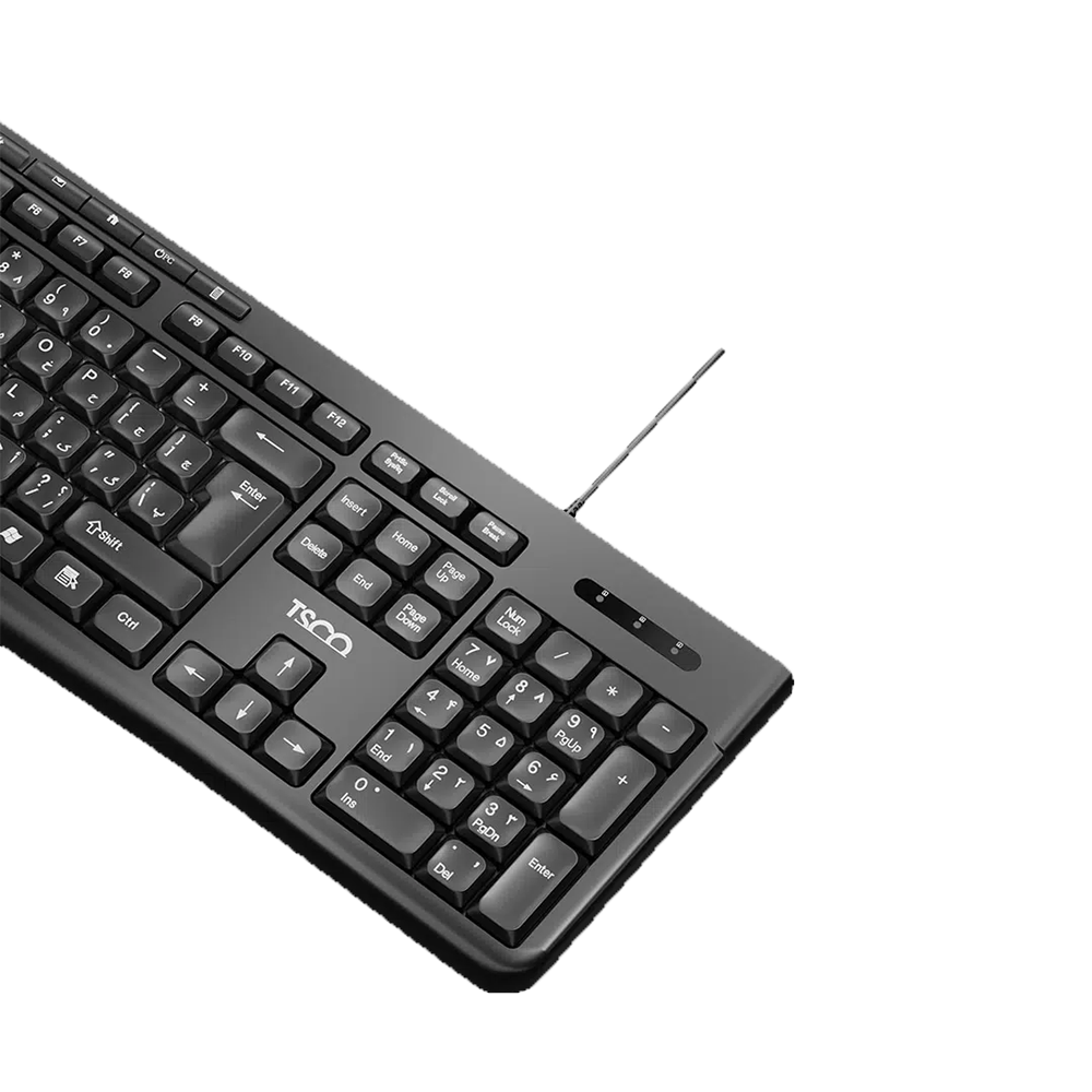 کیبورد با سیم تسکو مدل TK 8025 - تصویر 2