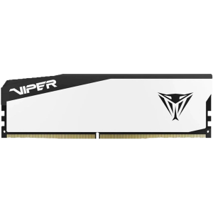 رم تک کاناله DDR5 پتریوت مدل VIPER ELITE5 Black and White Intel XMP - AMD EXPO ظرفیت 16 گیگابایت فرکانس 6000 مگاهرتز CL30