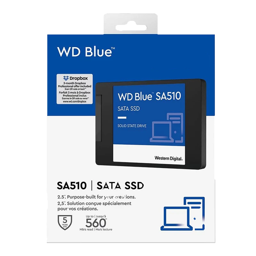 اس اس دی اینترنال وسترن دیجیتال مدل SA510 WD Blue ظرفیت 1 ترابایت - تصویر 2