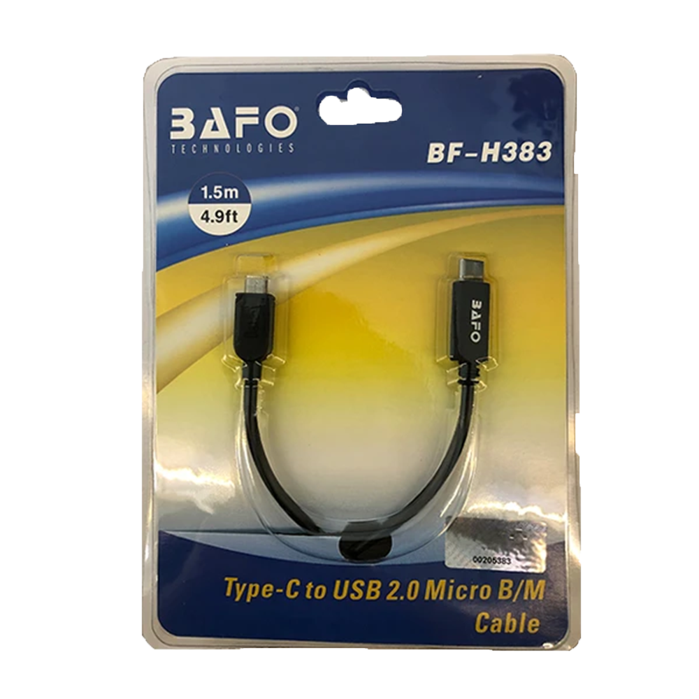 کابل USB-c به MicroUSB بافو مدل BF-H383 طول 1.5 متر - تصویر 2