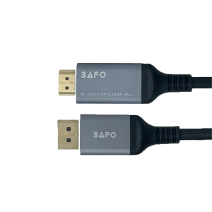کابل تبدیل DisplayPort به HDMI با رزولوشن 8K بافو مدل BF-2682C طول 2 متر