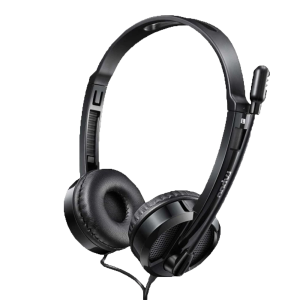 هدفون با سیم رپو مدل H100 Black