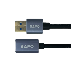 کابل افزایش طول USB 3.0 بافو مدل گلد 2FC سر فلزی طول 5 متر