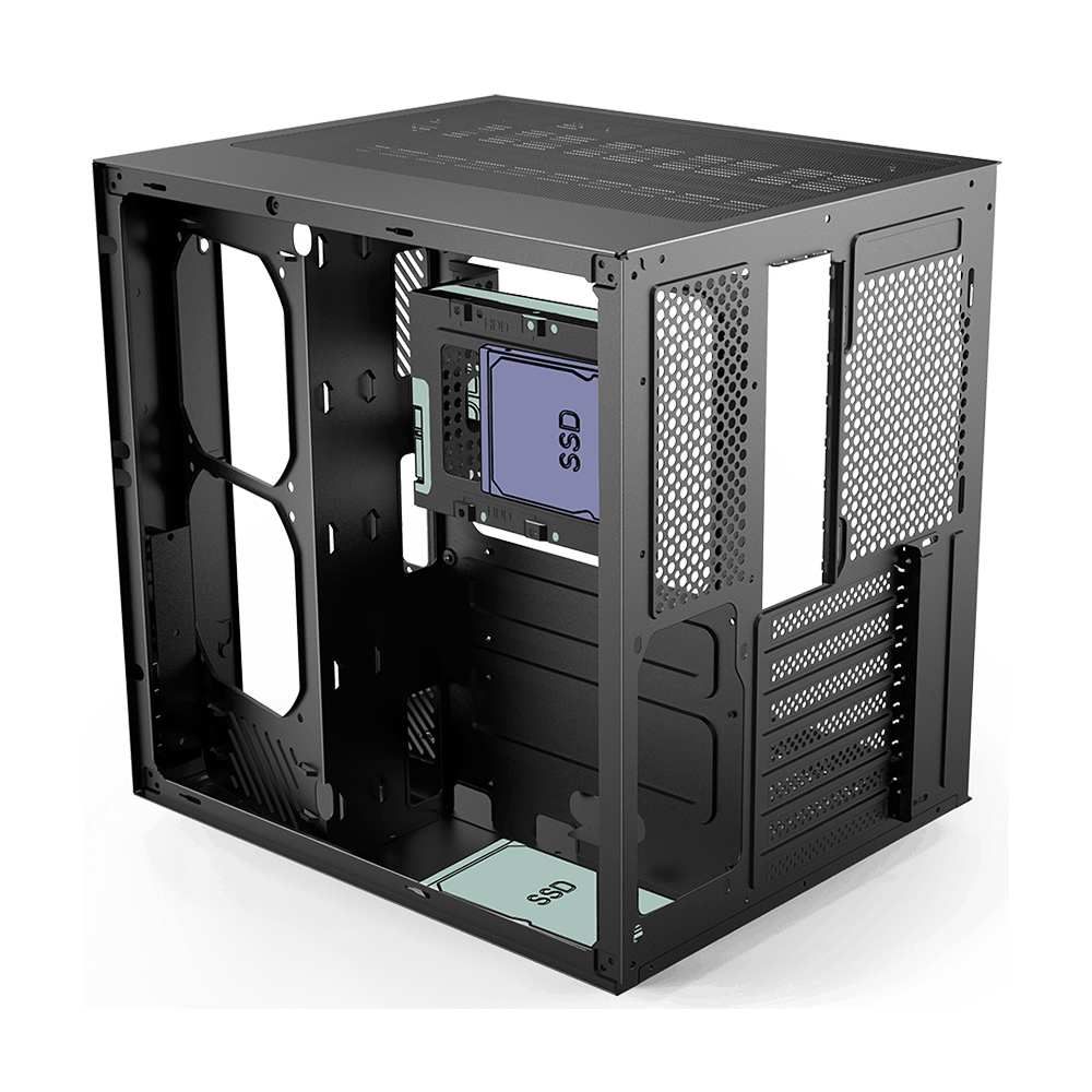 کیس گیمینگ اوست مدل AQ15 Black - تصویر 5
