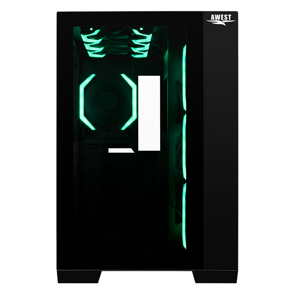 کیس گیمینگ اوست مدل GT AQ14 MB Black - تصویر 6
