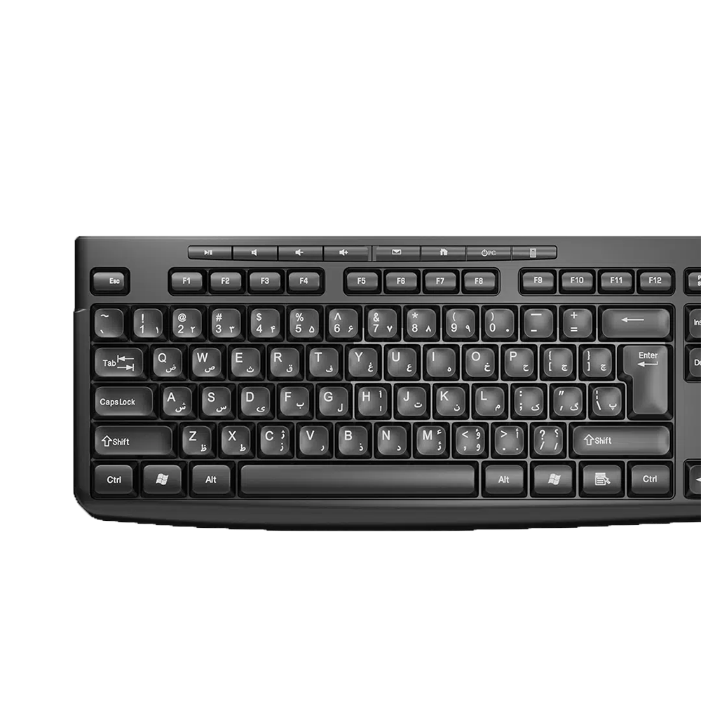 کیبورد با سیم تسکو مدل TK 8025 - تصویر 3