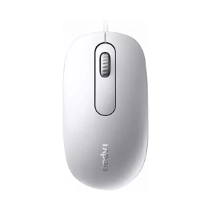 ماوس با سیم رپو مدل N200 White