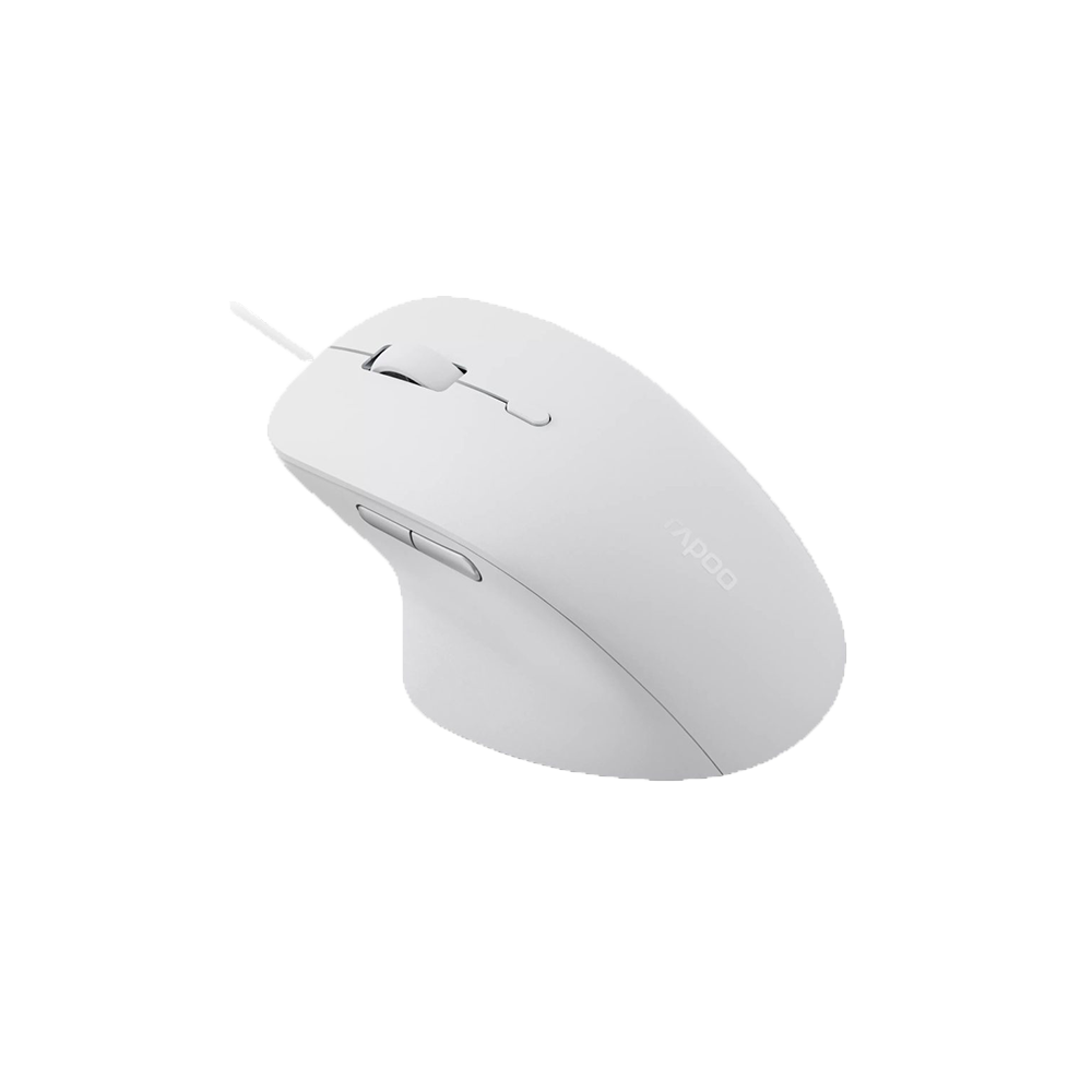 ماوس با سیم رپو مدل N500 White - تصویر 4