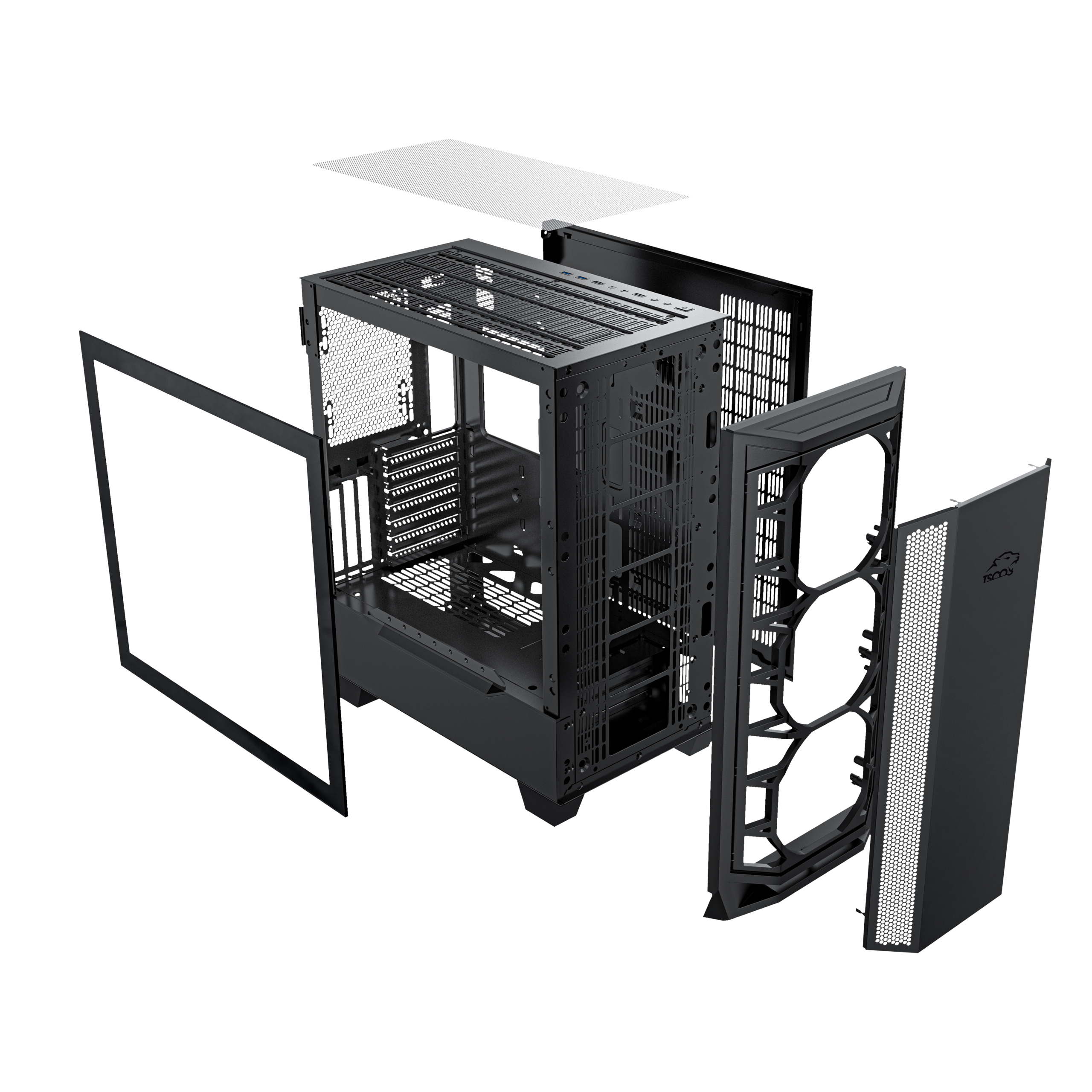 کیس گیمینگ تسکو مدل GC 4496 - تصویر 4