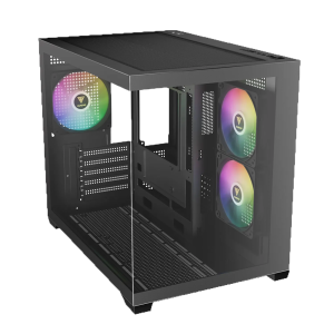 کیس گیمینگ گیم دیاس مدل AURA GC10M V2 ARGB Black