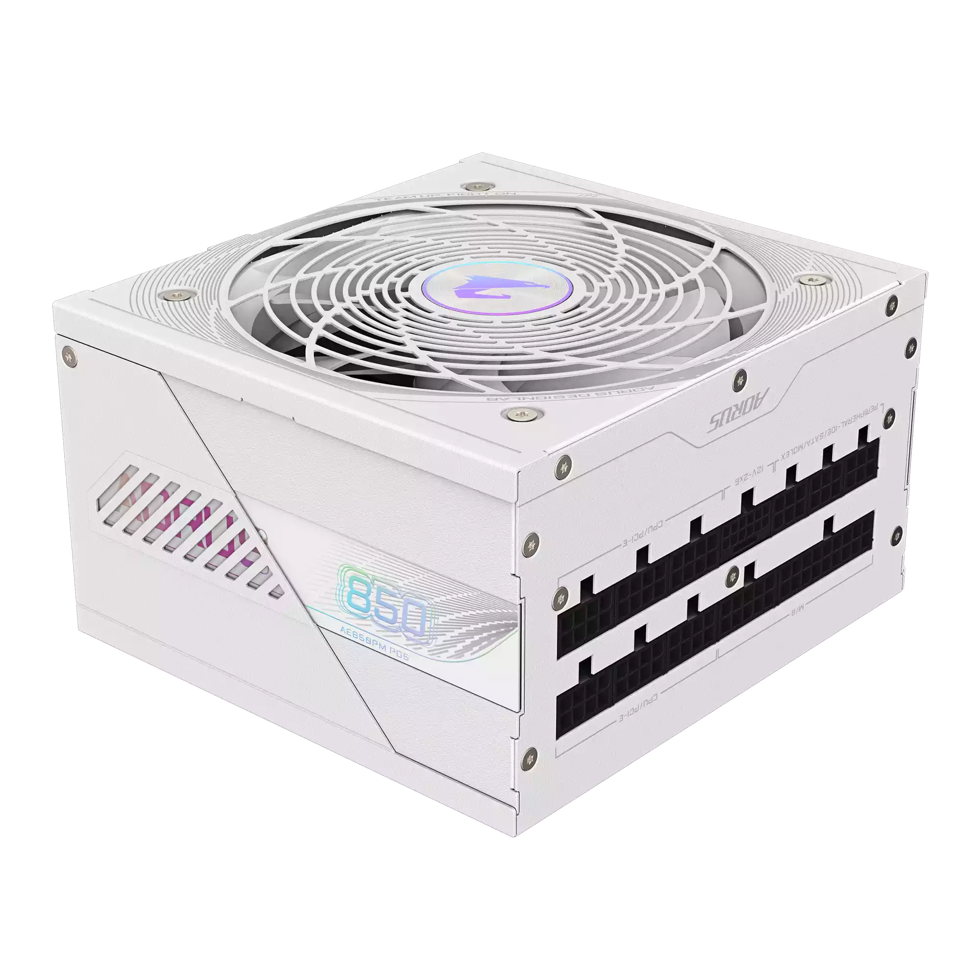 پاور ماژولار گیگابایت مدل AORUS ELITE P850W 850W PCIe 5.1 ICE (Rev. 2.0) - تصویر 2
