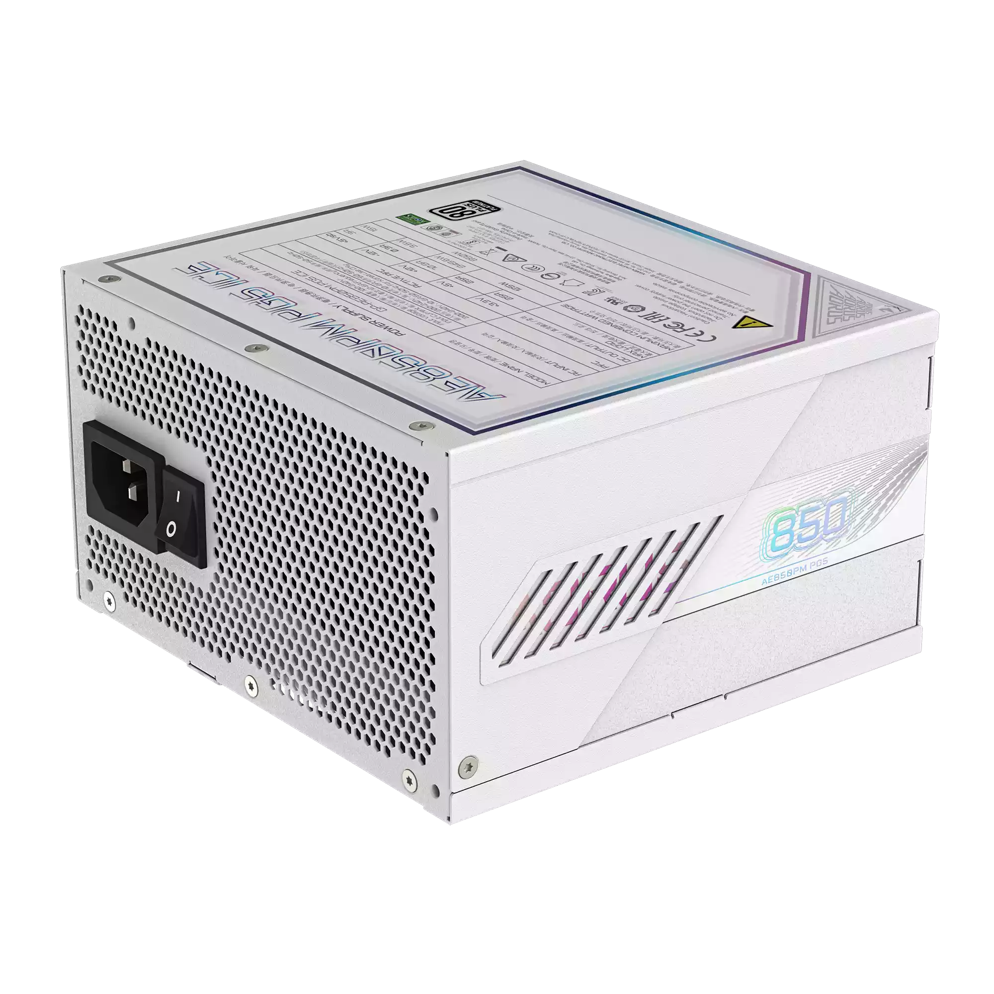 پاور ماژولار گیگابایت مدل AORUS ELITE P850W 850W PCIe 5.1 ICE (Rev. 2.0) - تصویر 3