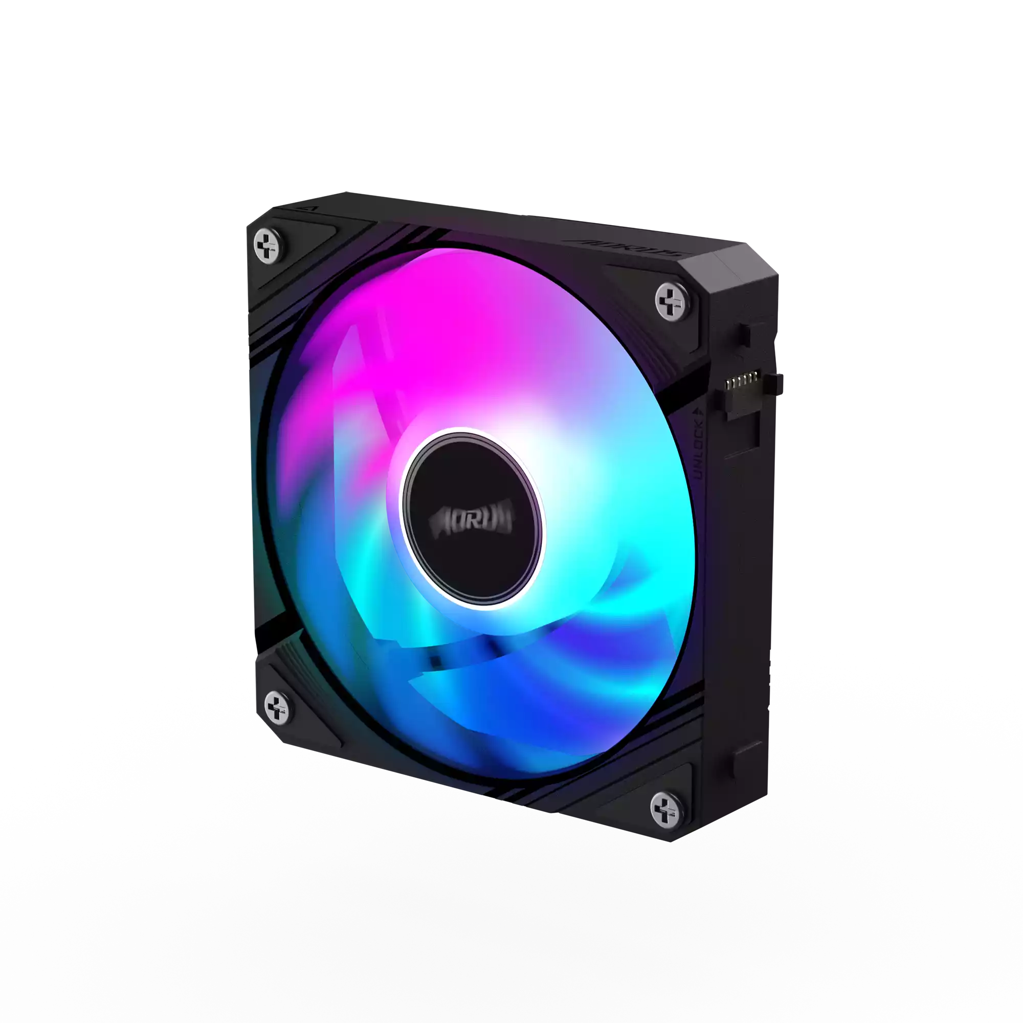 خنک کننده بادی گیگابایت مدل AORUS EZ CHAIN FAN 120 Black - تصویر 4