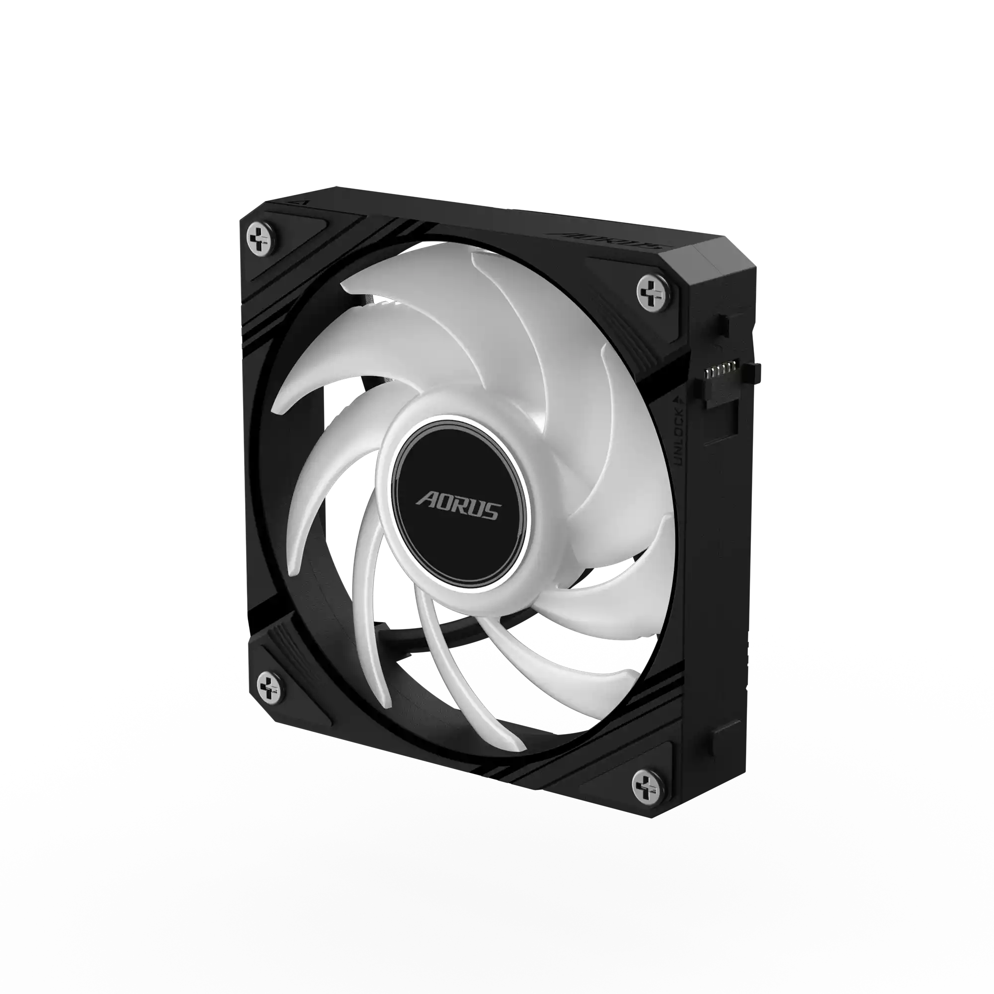 خنک کننده بادی گیگابایت مدل AORUS EZ CHAIN FAN 120 Black - تصویر 2