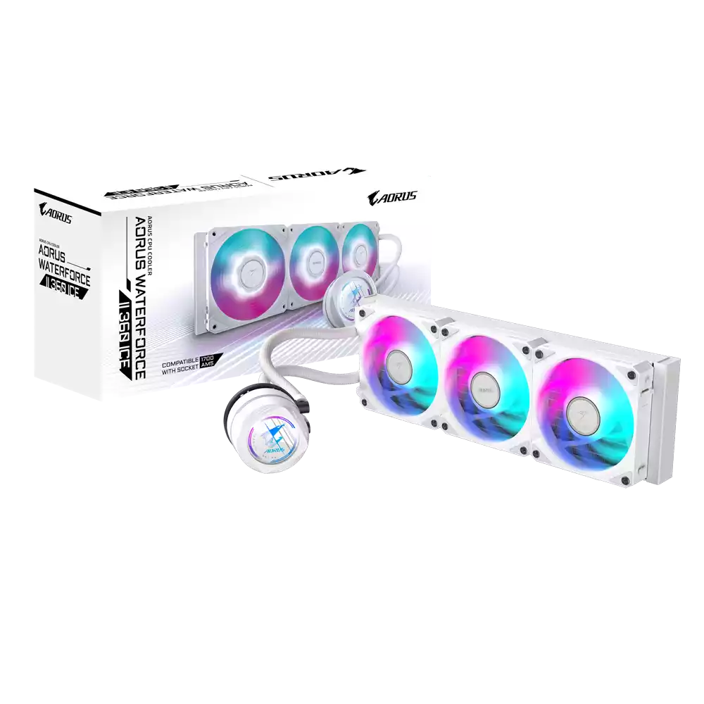 خنک کننده مایع پردازنده گیگابایت مدل AORUS WATERFORCE II 360 ICE - تصویر 3