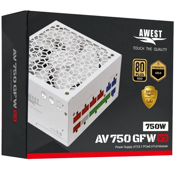 پاور ماژولار اوست مدل AV750-GF Wh V3 750W - تصویر 2