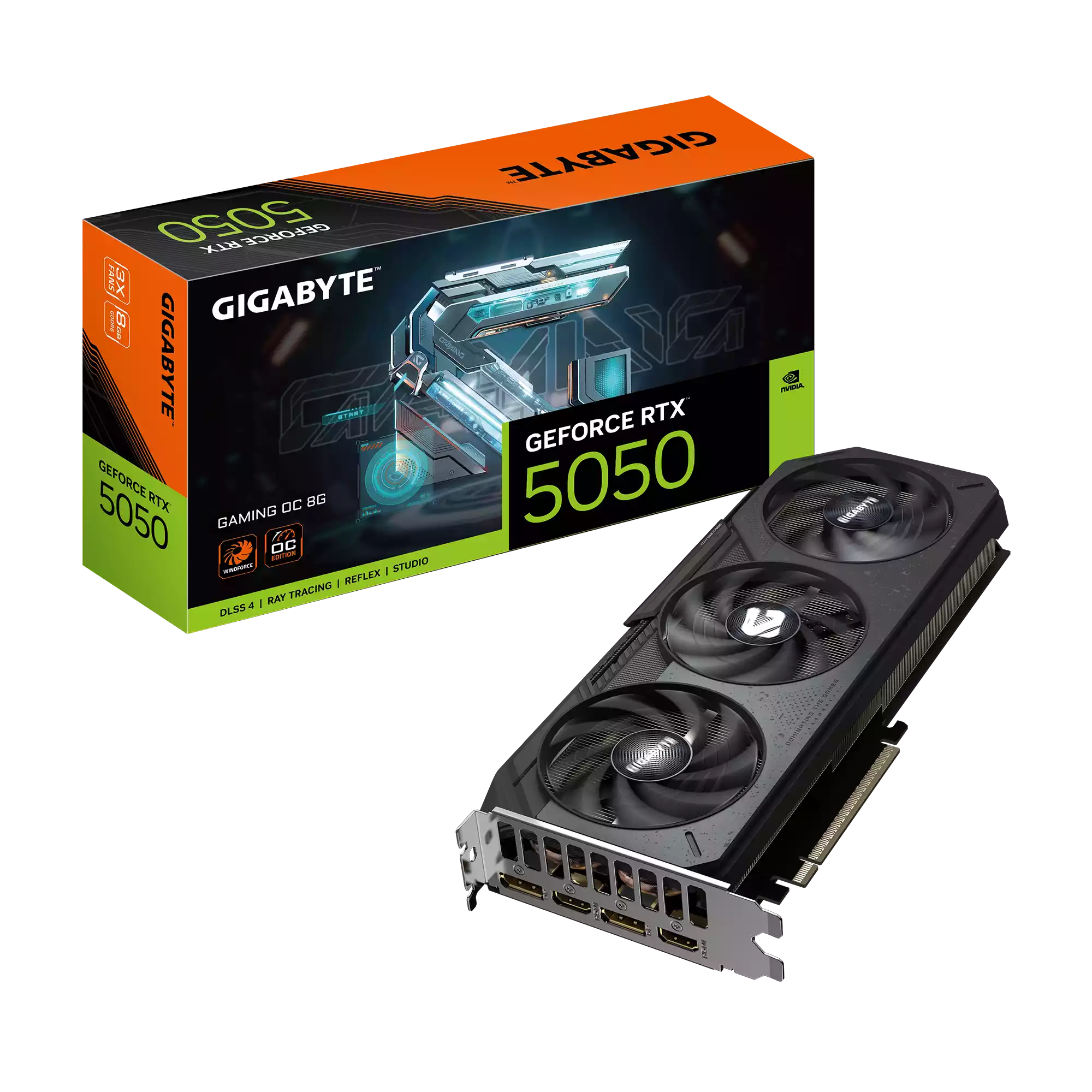 کارت گرافیک گیگابایت مدل GeForce RTX 5050 GAMING OC 8G