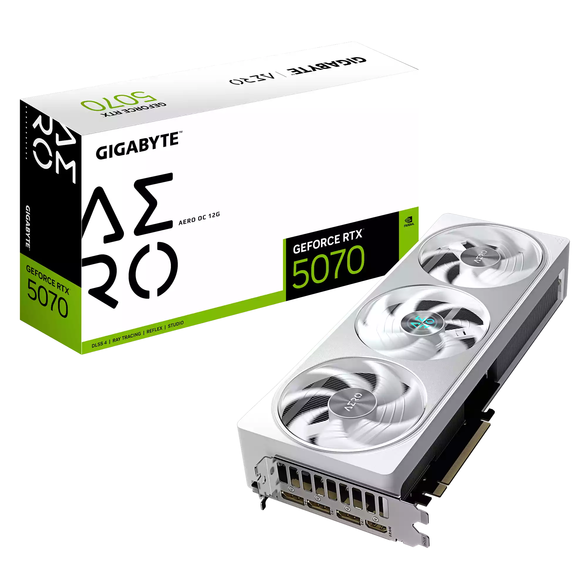 کارت گرافیک گیگابایت مدل GeForce RTX 5070 AERO OC 12G