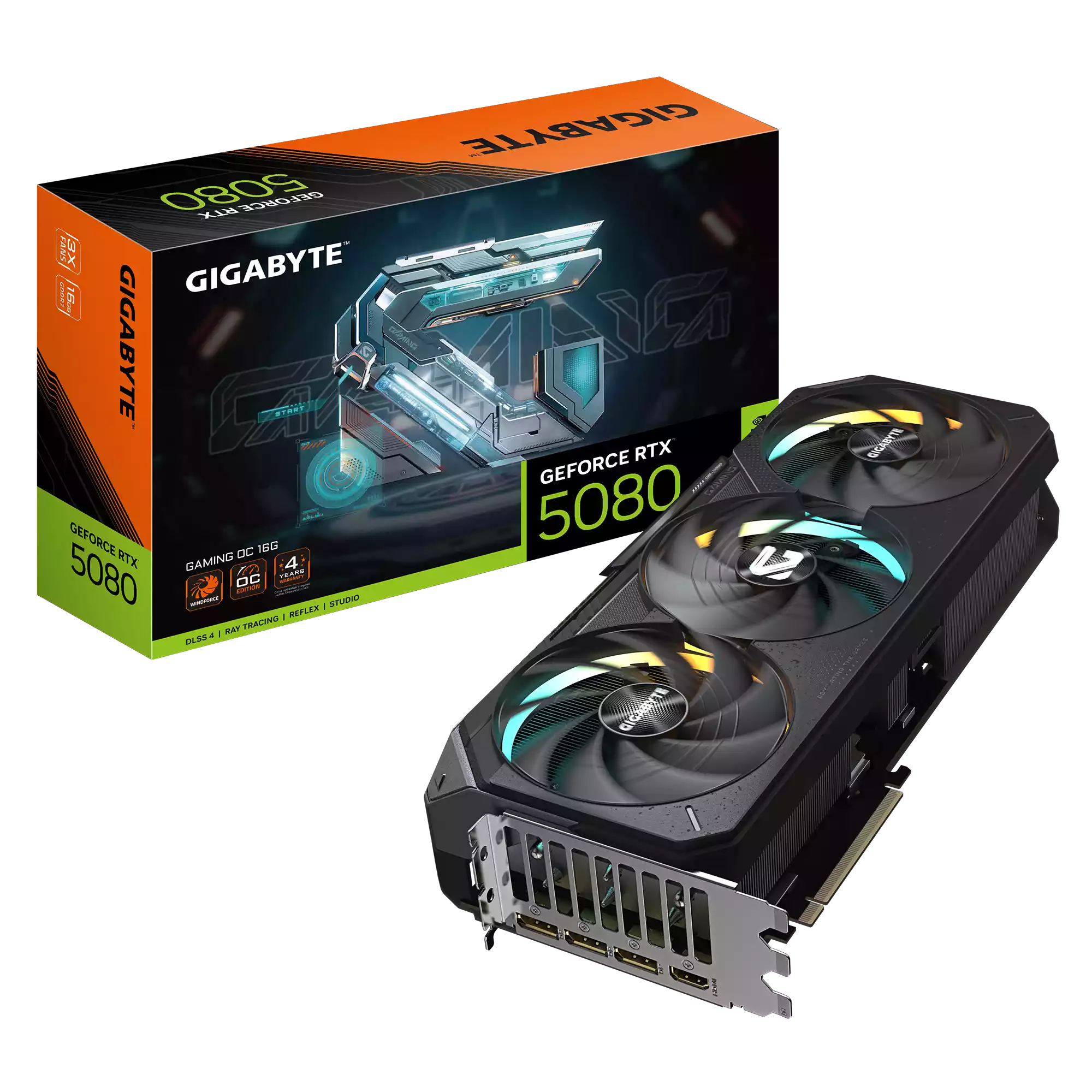 کارت گرافیک گیگابایت مدل GeForce RTX 5080 GAMING OC 16G