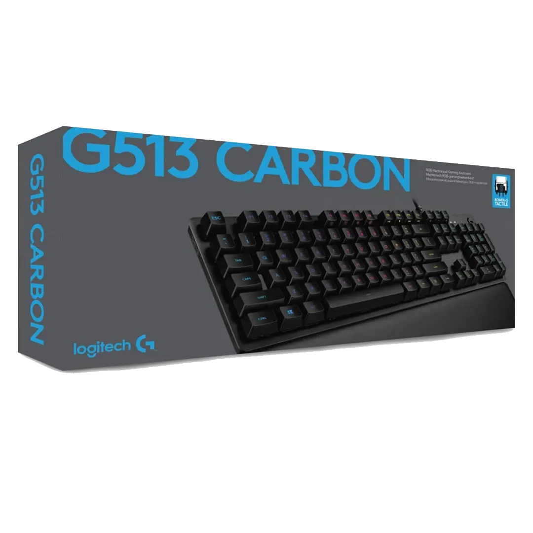 کیبورد باسیم لاجیتک مدل G513 Carbon GX Blue Clicky - تصویر 2