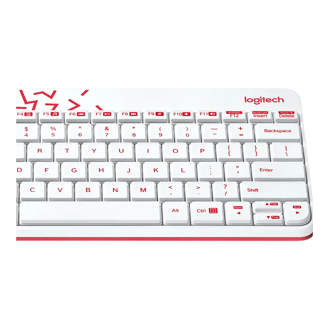 کیبورد و موس بی سیم لاجیتک مدل MK240 White - تصویر 3