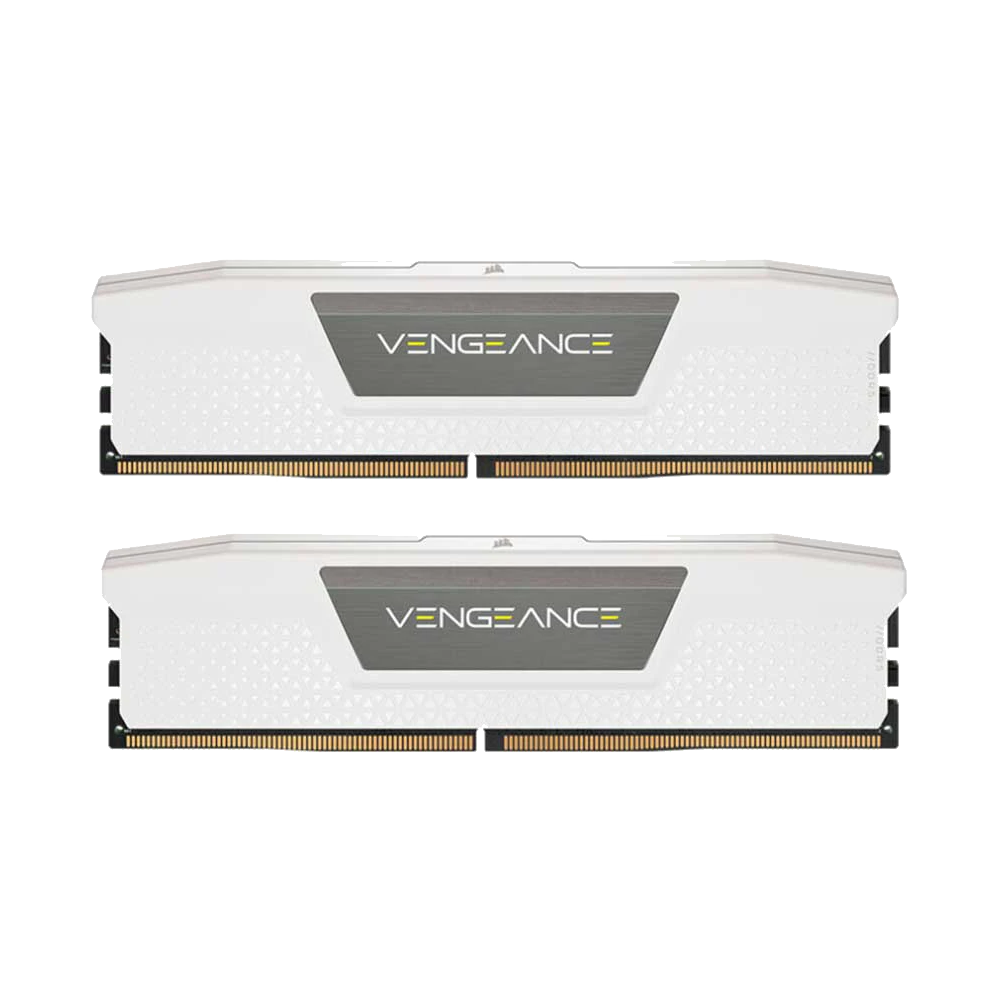 رم دو کاناله کورسیر مدل Vengeance Intel XPM White ظرفیت 32 گیگابایت فرکانس 5600 مگاهرتز DDR5