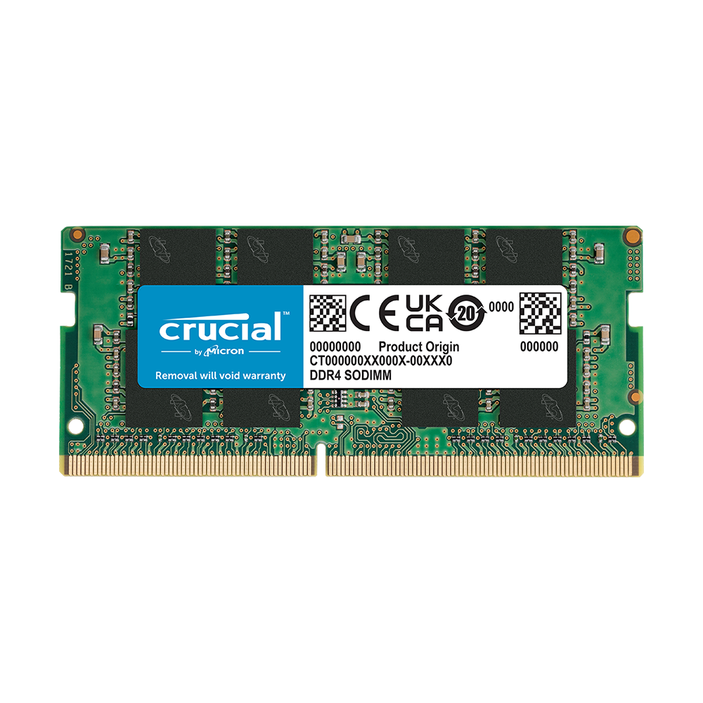 رم تک کاناله کروشیال مدل SODIMM ظرفیت 8 گیگابایت فرکانس 3200 مگاهرتز DDR4