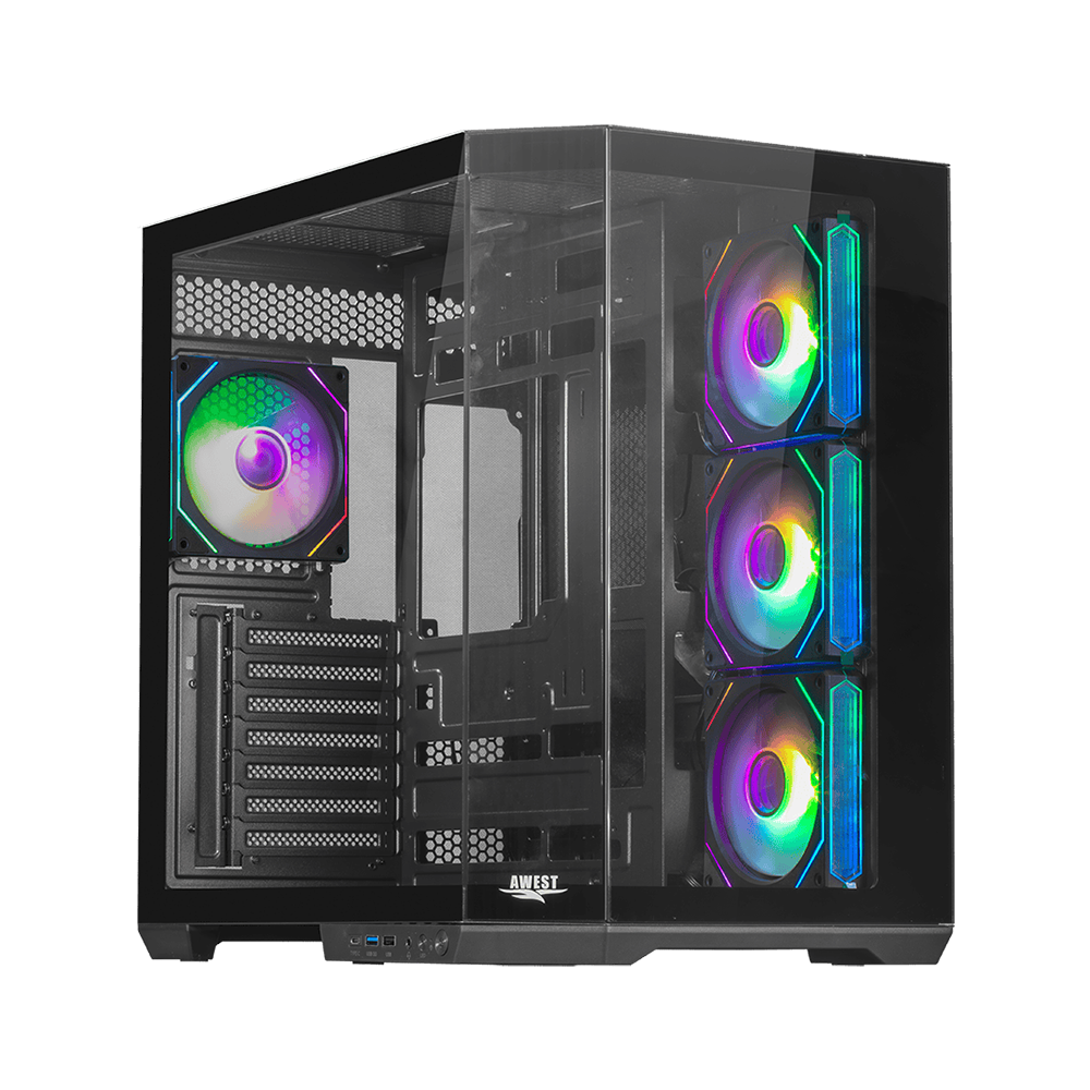 کیس گیمینگ اوست مدل AQ14 MB PLUS Black