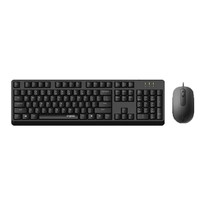 موس و کیبورد با سیم رپو مدل X130 PRO