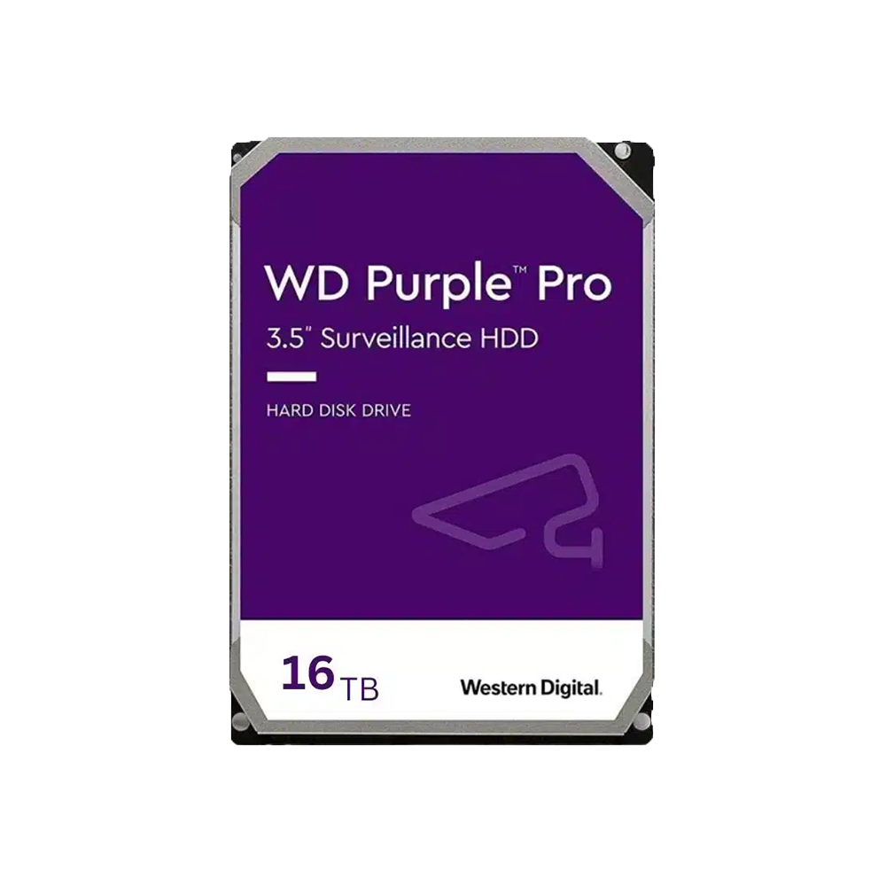 هارد اینترنال وسترن دیجیتال مدل WD Purple ظرفیت 16 ترابایت