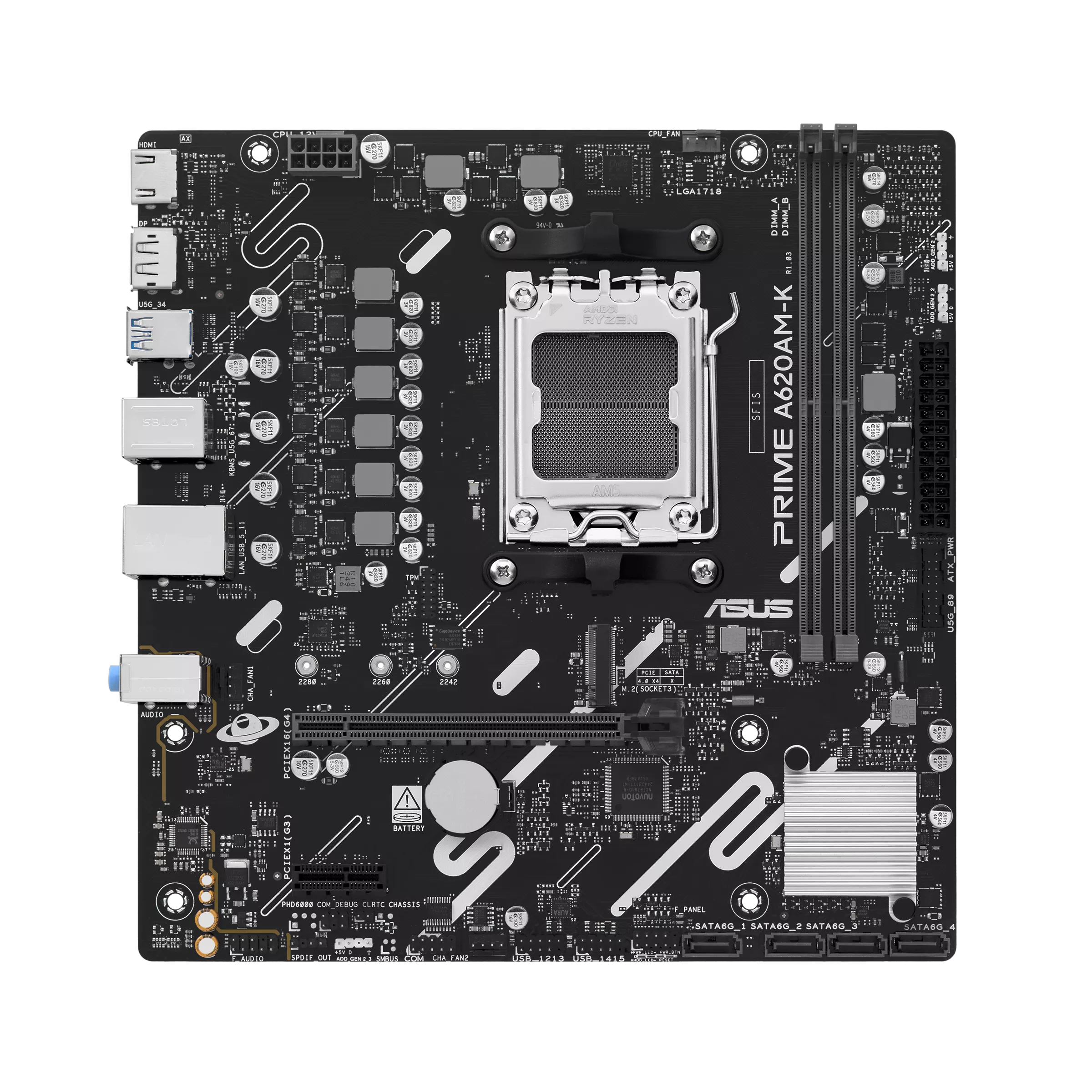 مادربرد ایسوس مدل PRIME A620AM-K DDR5 - تصویر 7