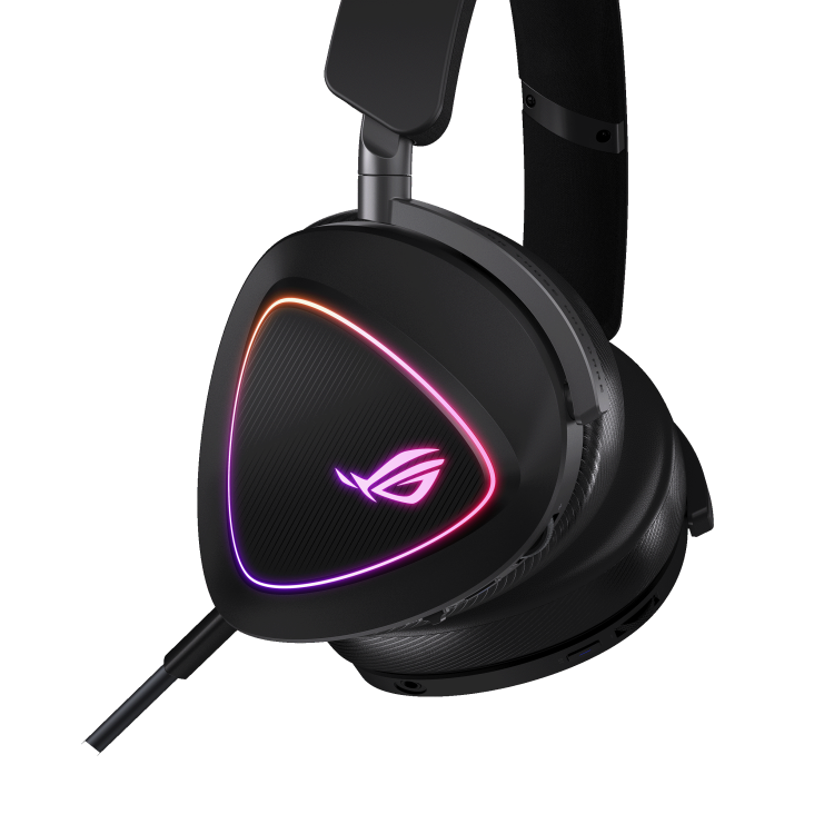 هدست گیمینگ بی سیم ایسوس مدل ROG A701 Delta II Black - تصویر 4