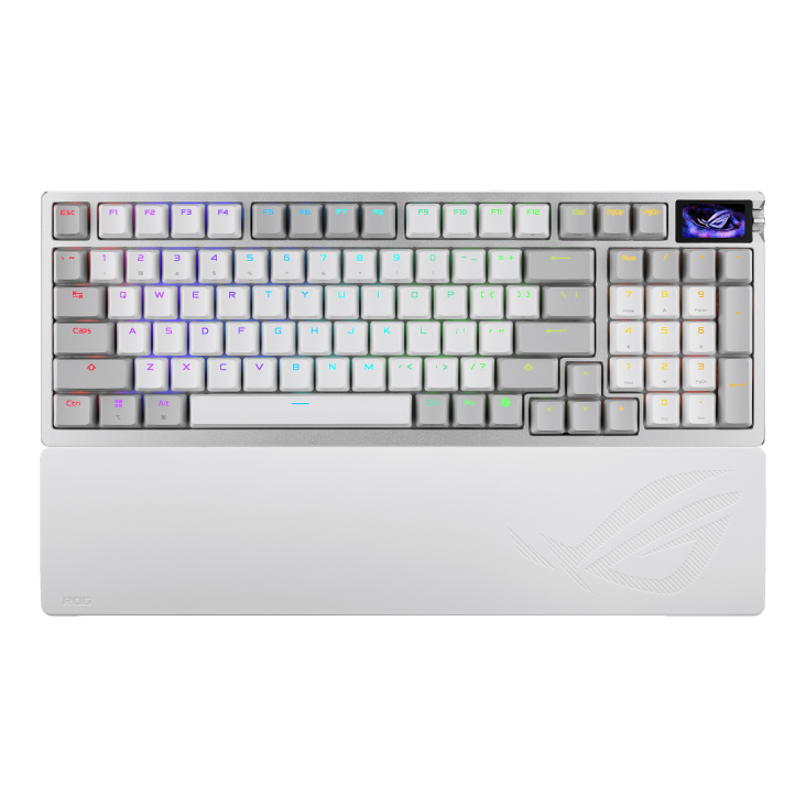 کیبورد بی سیم ایسوس مدل ROG M901 Azoth 96 HE White