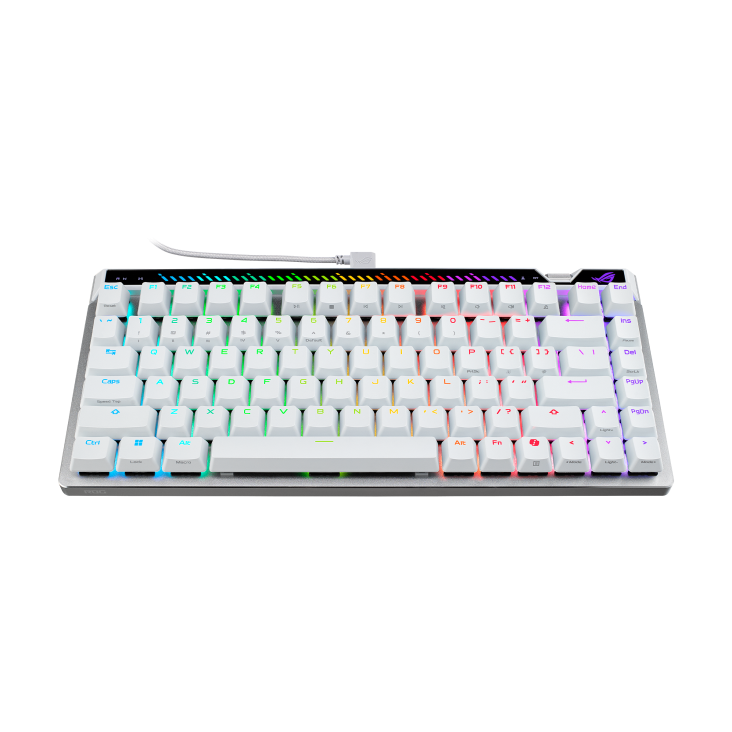 کیبورد بی سیم ایسوس مدل ROG M705 Falchion Ace 75 HE White - تصویر 8