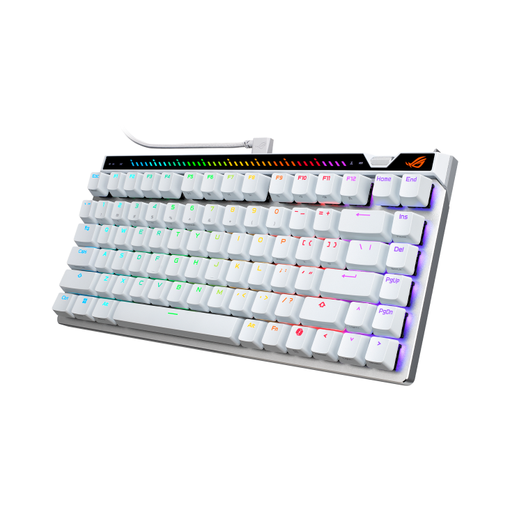 کیبورد بی سیم ایسوس مدل ROG M705 Falchion Ace 75 HE White - تصویر 7