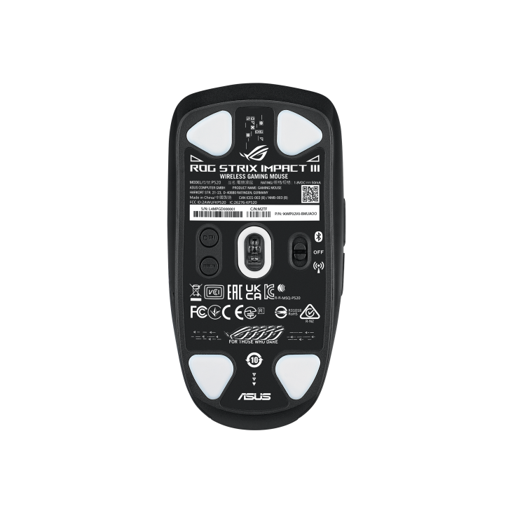 موس بی سیم ایسوس مدل ROG Strix P520 Impact III Black - تصویر 2