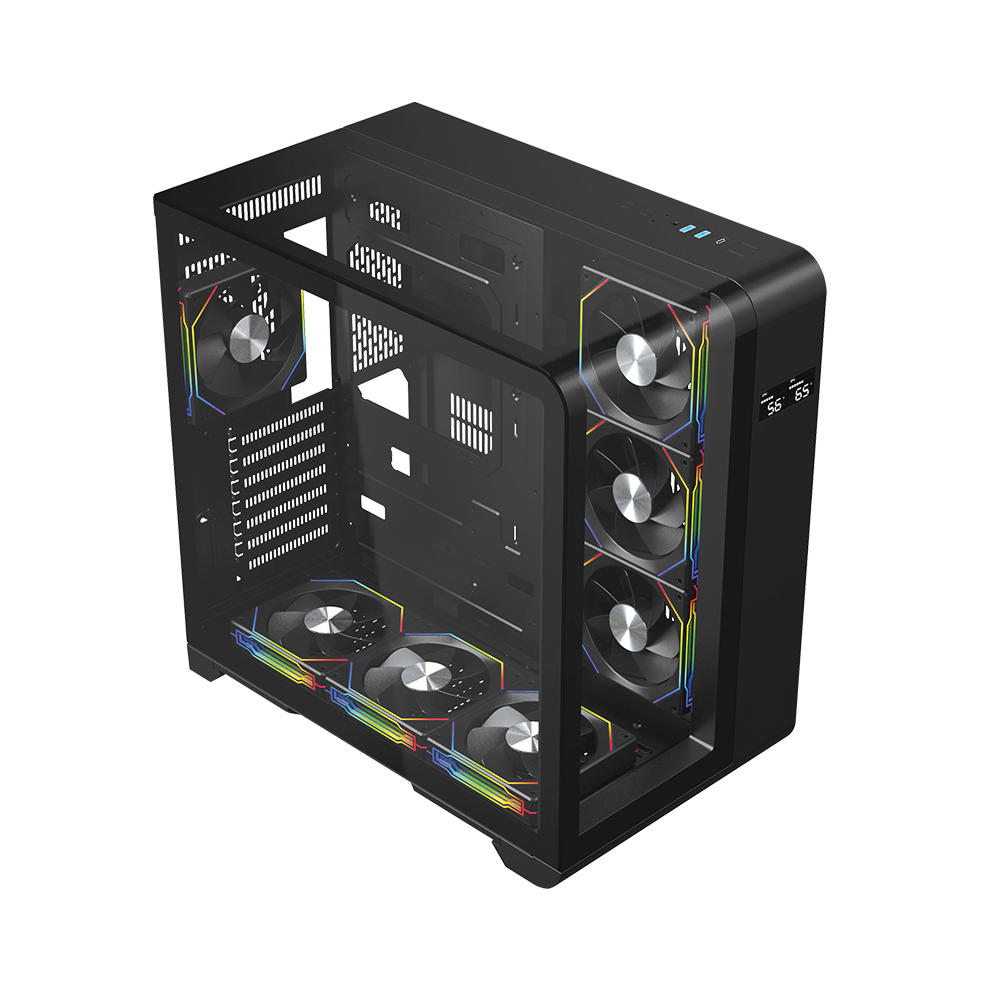کیس گیمینگ تسکو مدل GC4515 Odin Black - تصویر 9