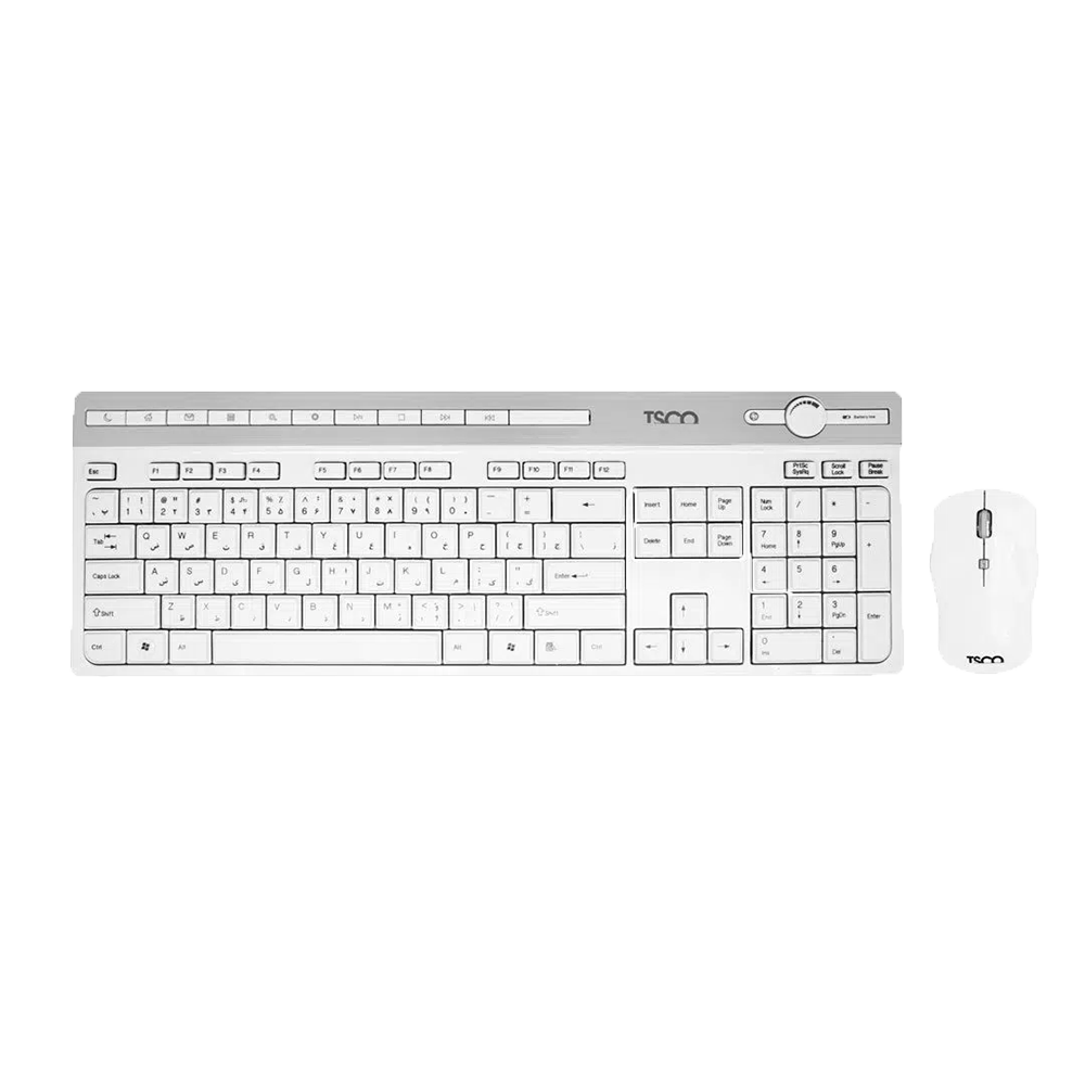 کیبورد و ماوس بی سیم تسکو مدل TKM 7106W