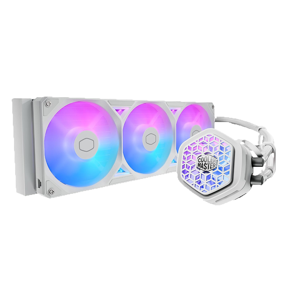 خنک کننده مایع پردازنده کولر مستر مدل Atmos II ML360 VRM White