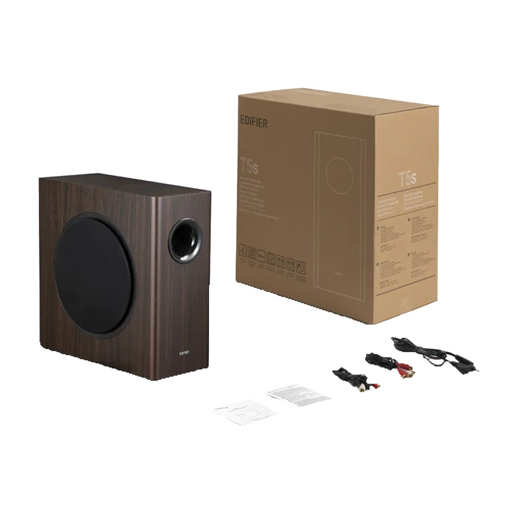 ساب ووفر ادیفایر مدل T5s Brown - تصویر 6