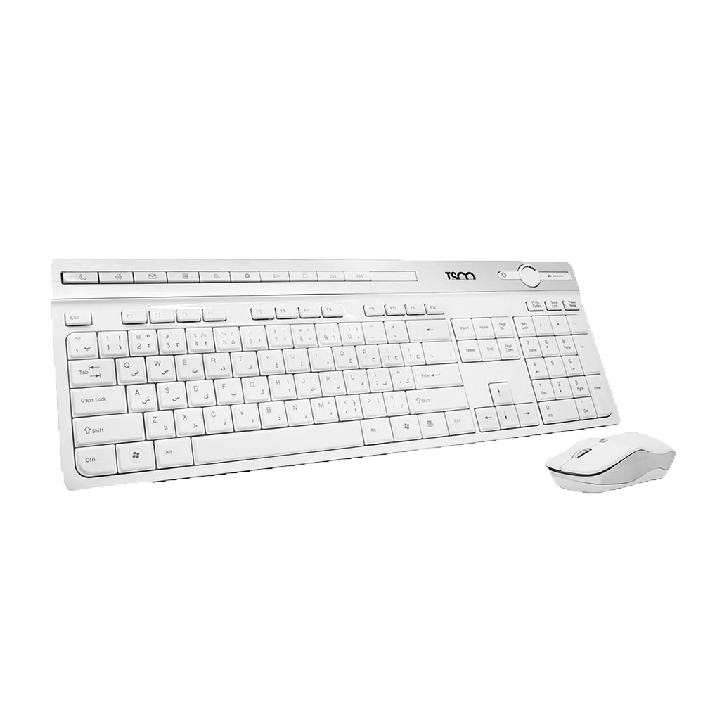 کیبورد و ماوس بی سیم تسکو مدل TKM 7106W - تصویر 2