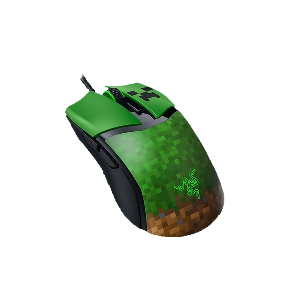 موس با سیم ریزر مدل Cobra Minecraft Edition - تصویر 2