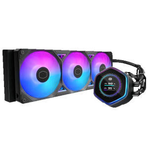 خنک کننده مایع پردازنده کولر مستر مدل Atmos II ML360 LCD Black