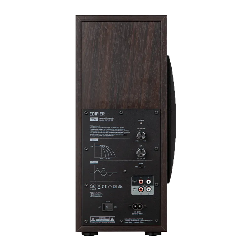 ساب ووفر ادیفایر مدل T5s Brown - تصویر 5