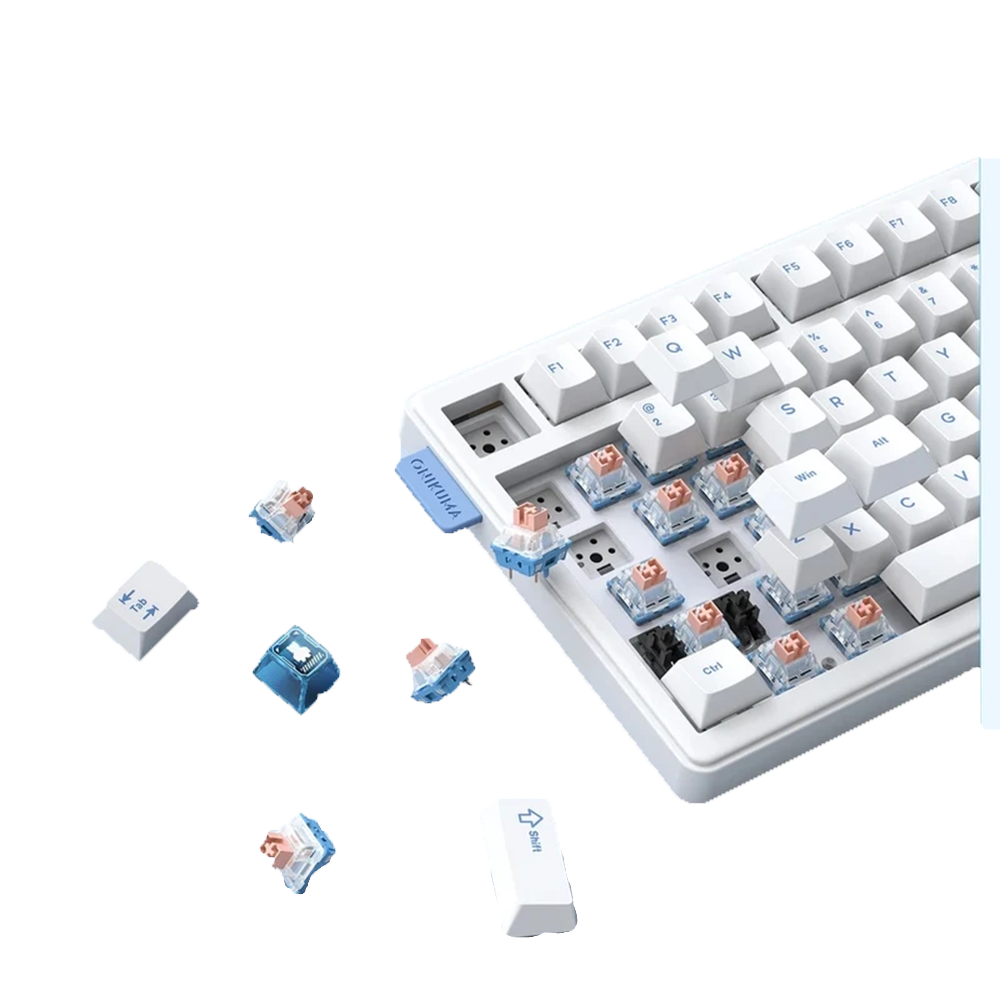 کیبورد بی سیم اونیکوما مدل MT706 White - تصویر 2