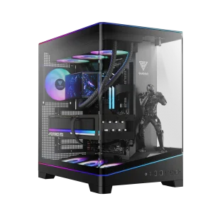 کیس گیمینگ گیم دیاس مدل ATLAS P6 CG Black